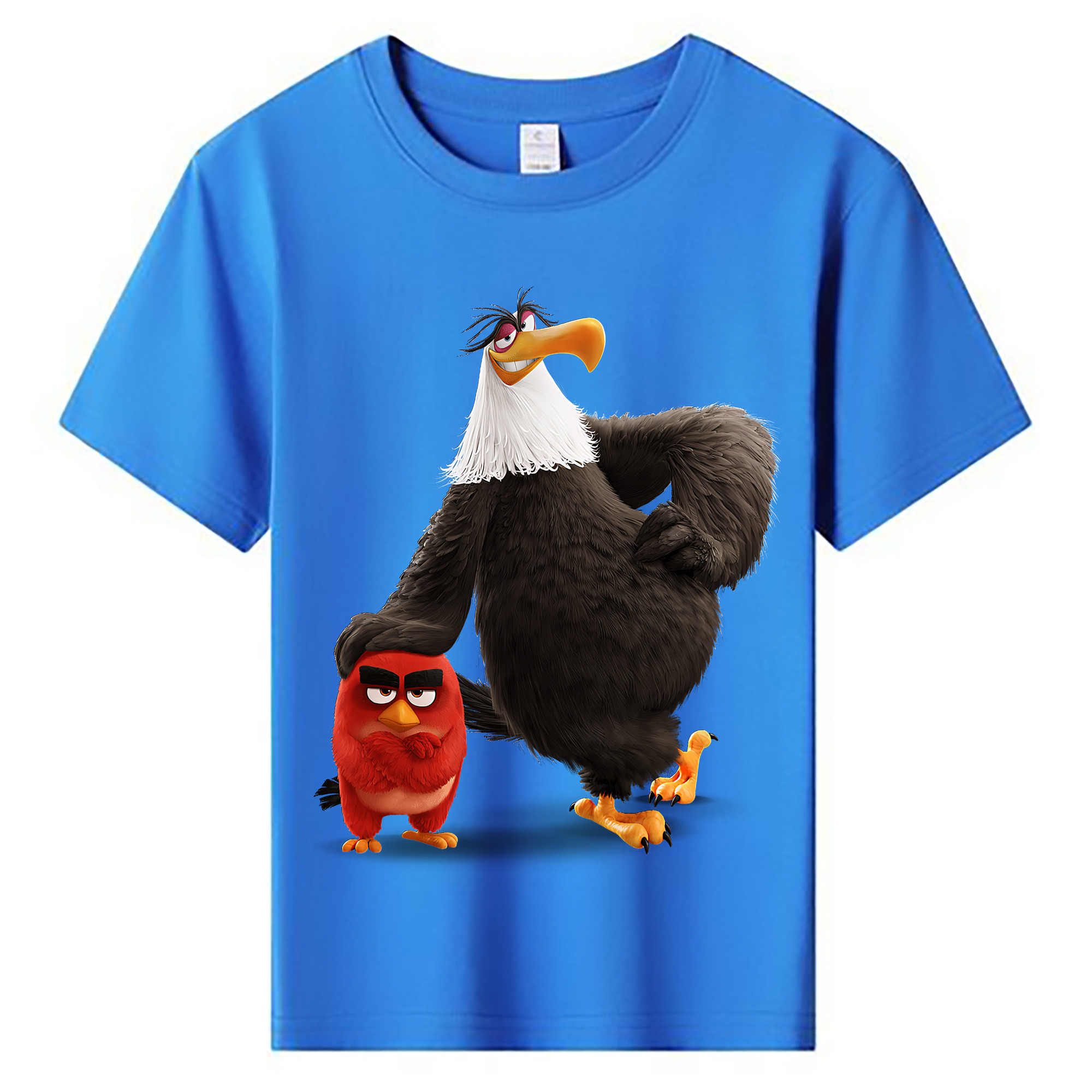 （画像用） Angry Birds アングリーバード 綿100％キッズTシャツ（フロントプリント）